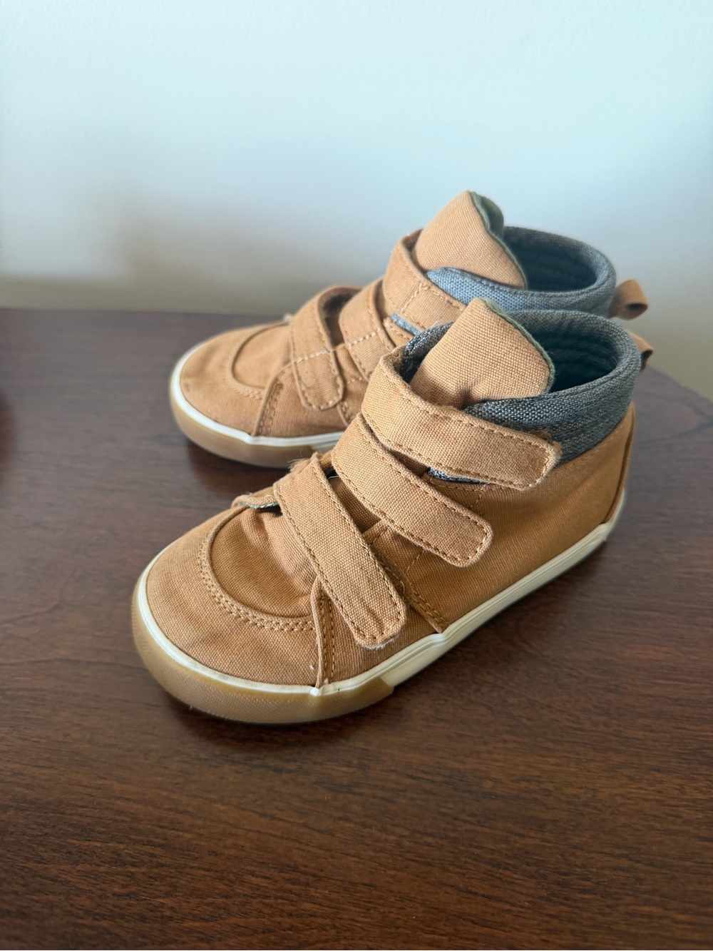 Old Navy Kids High-Top Casual Sneakers in Brown
